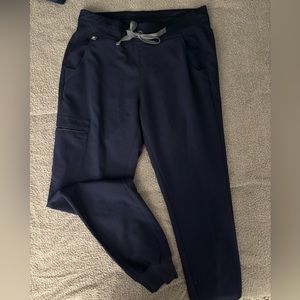 Figs navy jogger scrub bottom